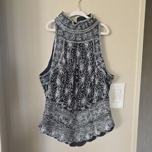 Vintage Silk Beaded Top